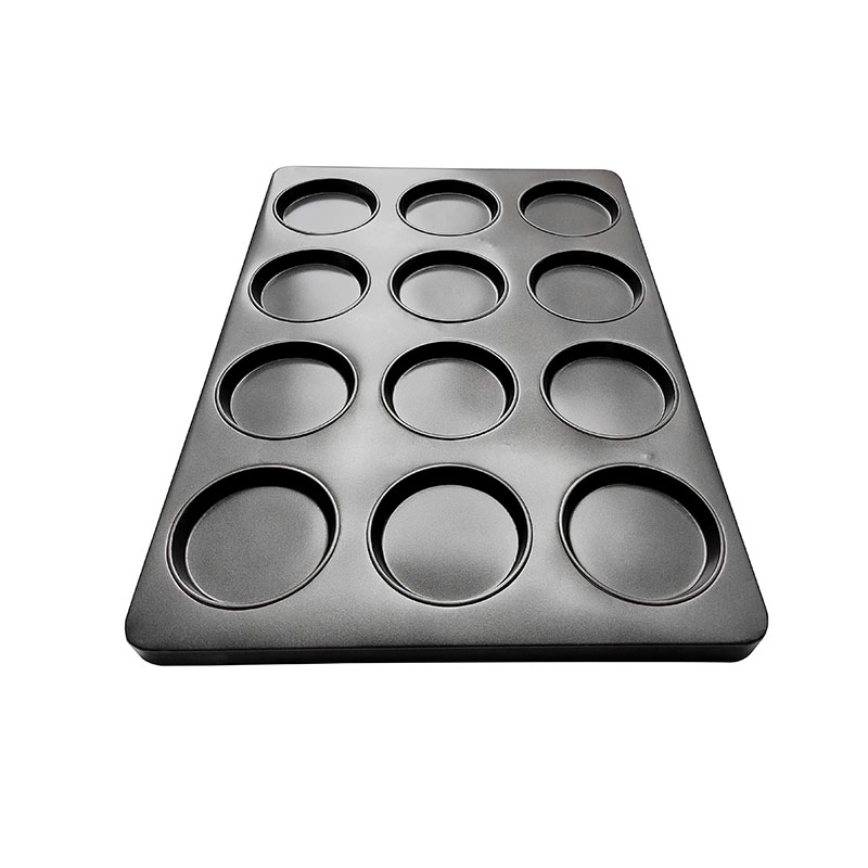 12 Hohlräume Hamburger Pfanne Burger Brötchen Brotbackschale