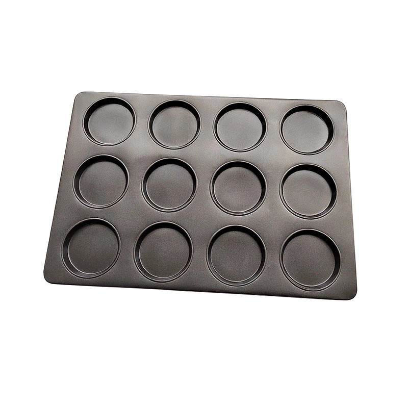 12 Hohlräume Hamburger Pfanne Burger Brötchen Brotbackschale