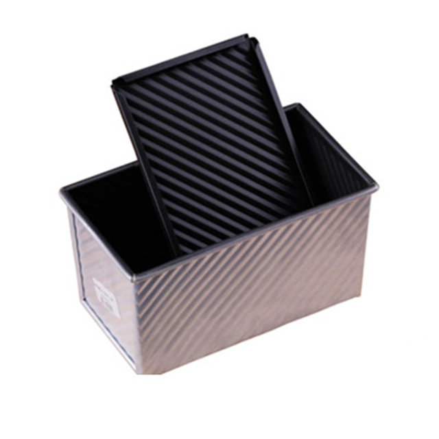 16 Inch Aluminum Gold Color Corrugation Loaf Pan Whlolesales China