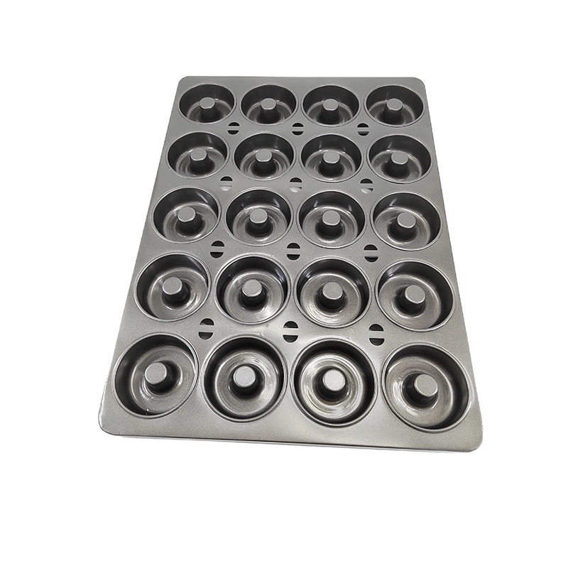 20 Mold Non Stick Donut Cupcake Pan Baking Tray