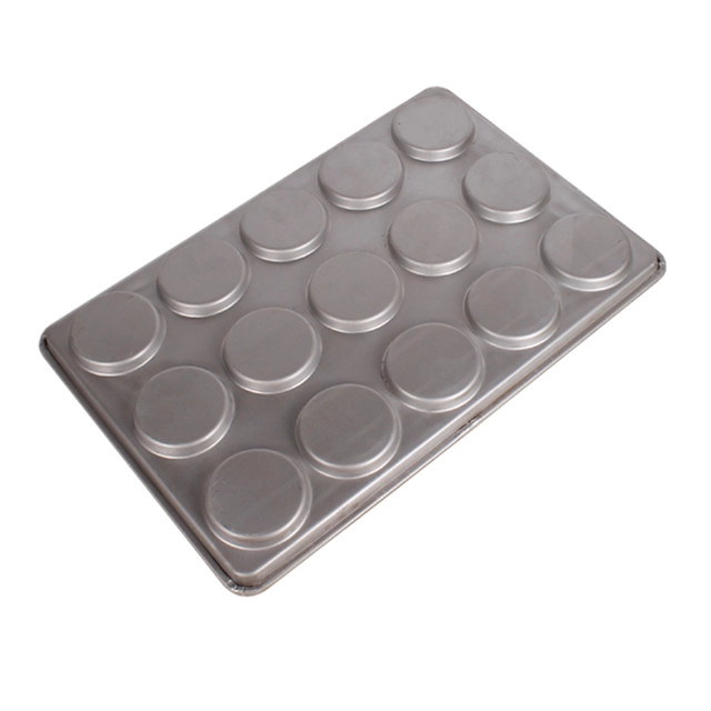 Bandeja antiadherente para rollos de hamburguesa de 3,5 pulgadas-15