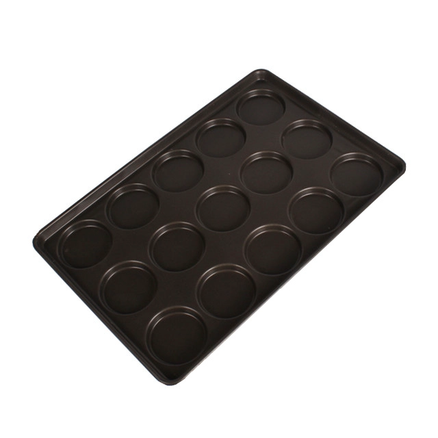 Bandeja antiadherente para rollos de hamburguesa de 3,5 pulgadas-15