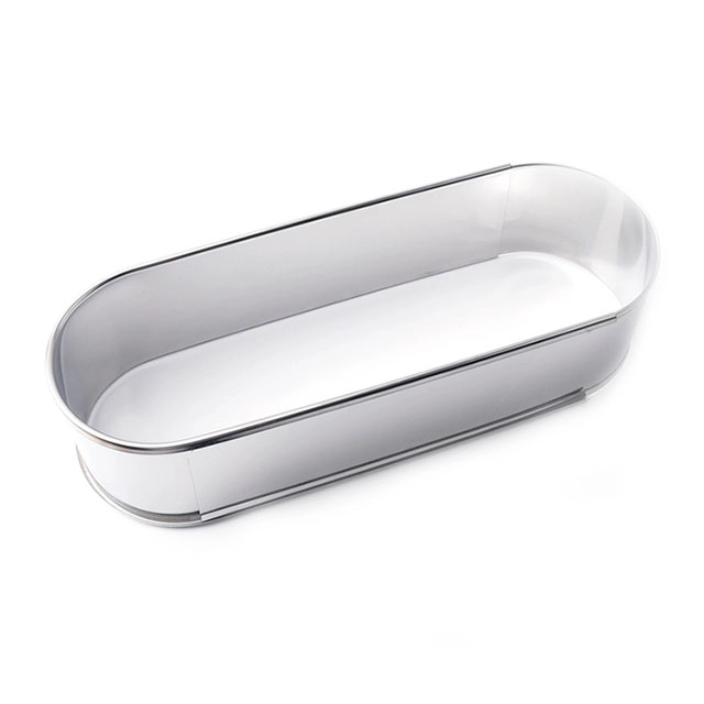 Anillo de mousse de acero inoxidable de forma ovalada ajustable TSMR08
