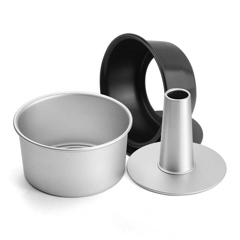 Alumínio Chiffon Cake Pan 3pcs Set