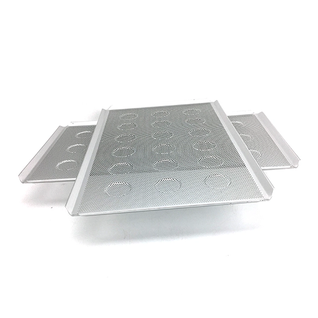 Bandeja de tarta perforada de aluminio