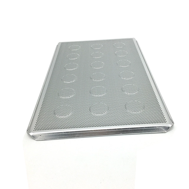 Bandeja de tarta perforada de aluminio
