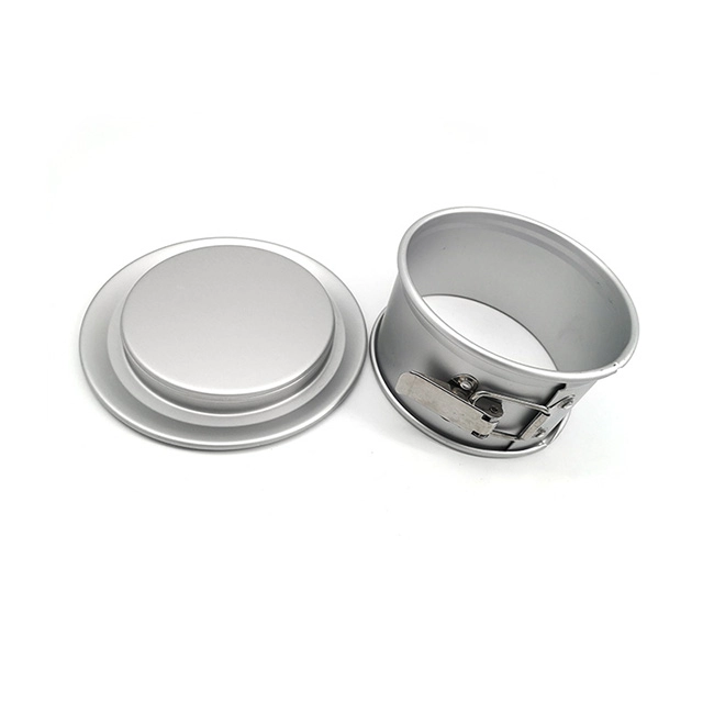 Runde Aluminium-Kuchenform mit Schnalle