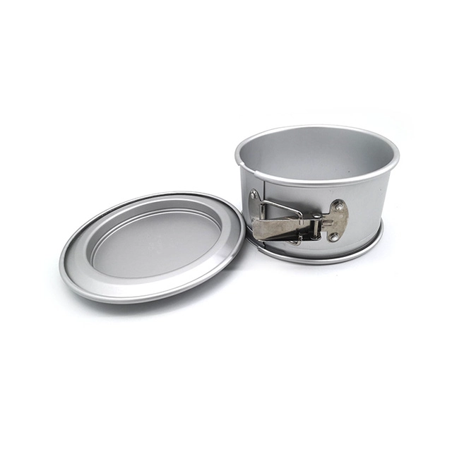 Runde Aluminium-Kuchenform mit Schnalle