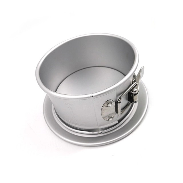 Runde Aluminium-Kuchenform mit Schnalle