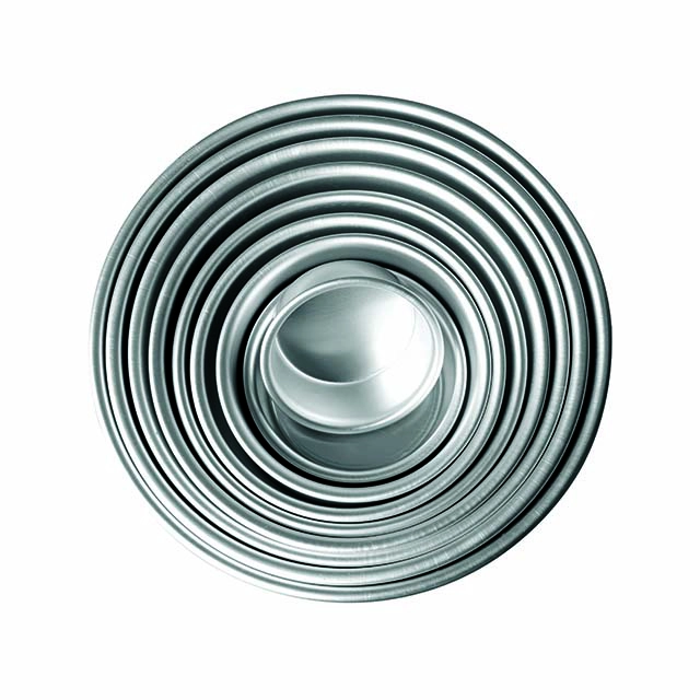 Moldes redondos de aluminio