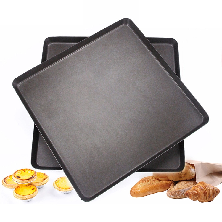 Bandeja de bandeja de horneado cuadrada de aluminio
