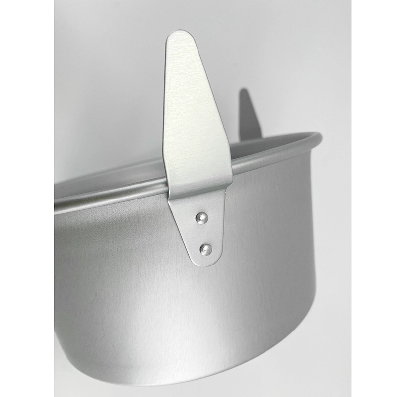 Pan de la torta de Bundt de aluminio desmontable con los pies