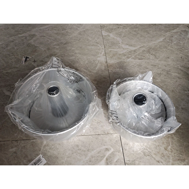 Pan de la torta de Bundt de aluminio desmontable con los pies