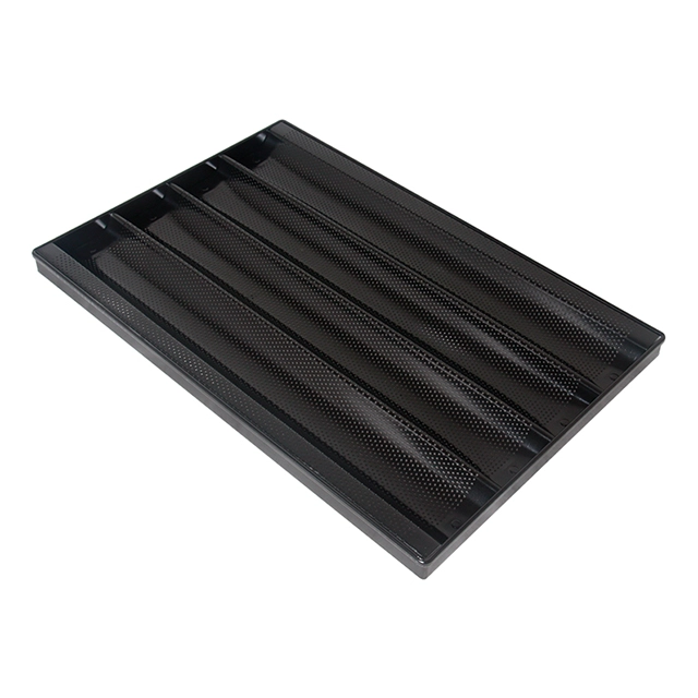 Fábrica al por mayor 4/5 filas Baguette de aluminio Bandeja