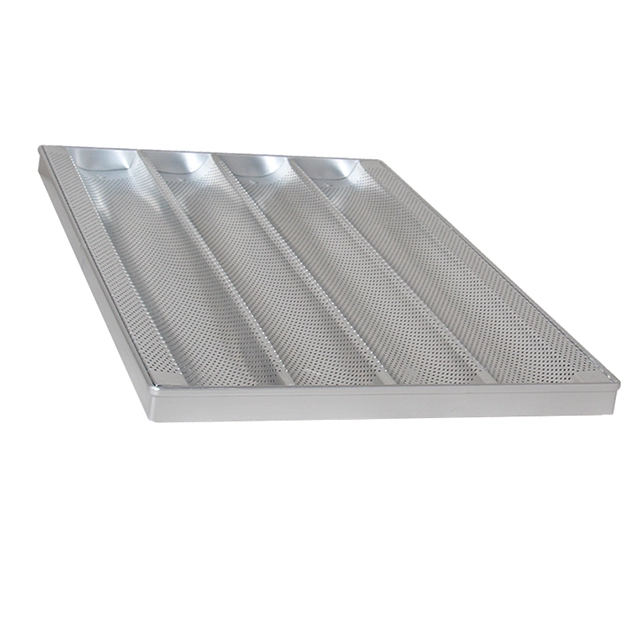 Fábrica al por mayor 4/5 filas Baguette de aluminio Bandeja
