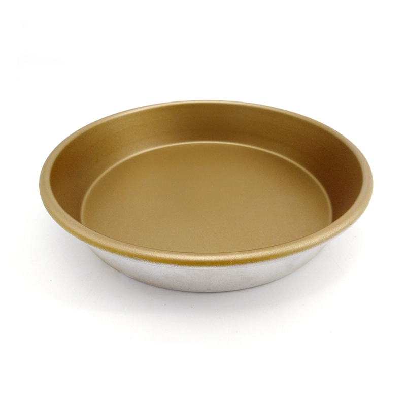 China Golden Color Non-stick Pizza Pan manufacturer