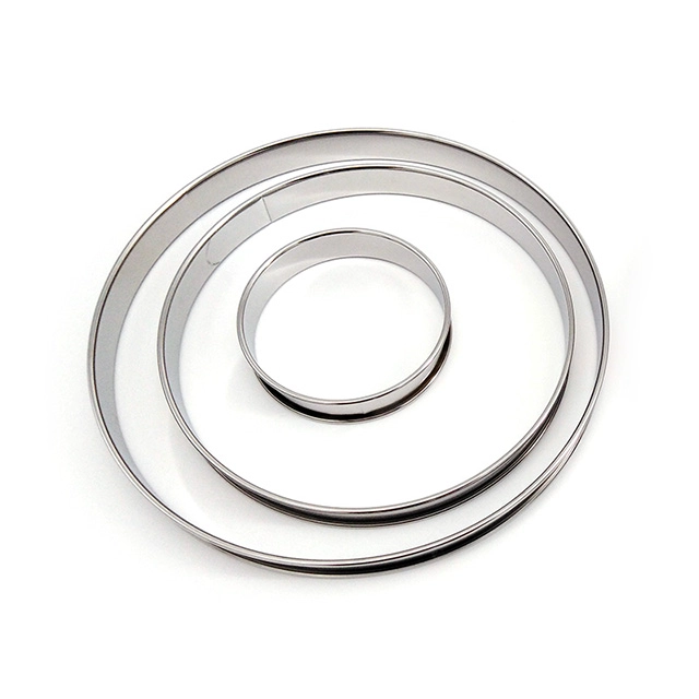 China Round Tart Ring with Rolled Edge manufacturer