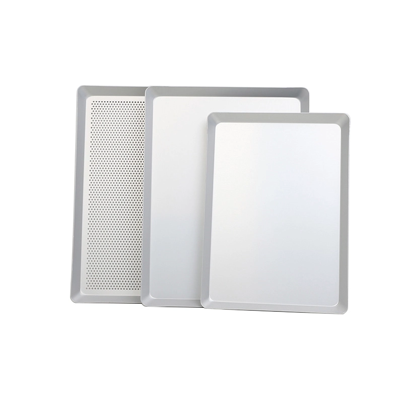 ประเทศจีน Small Aluminum Perforated Cookie Baking Sheet Tray ผู้ผลิต