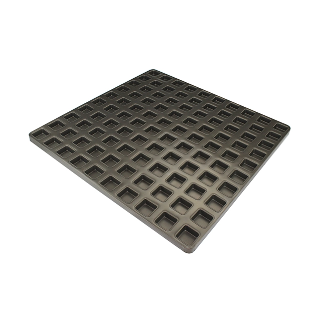 Plateau de cuisson pour moules à muffins carrés