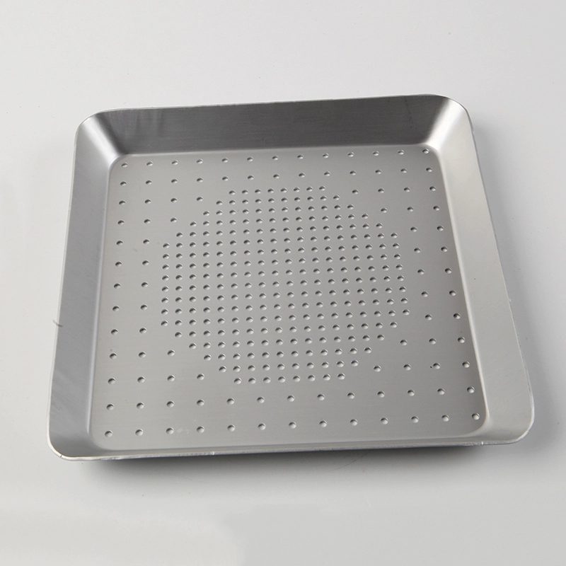 Quadratisch perforiertes Pizza Crisper Pan Backback
