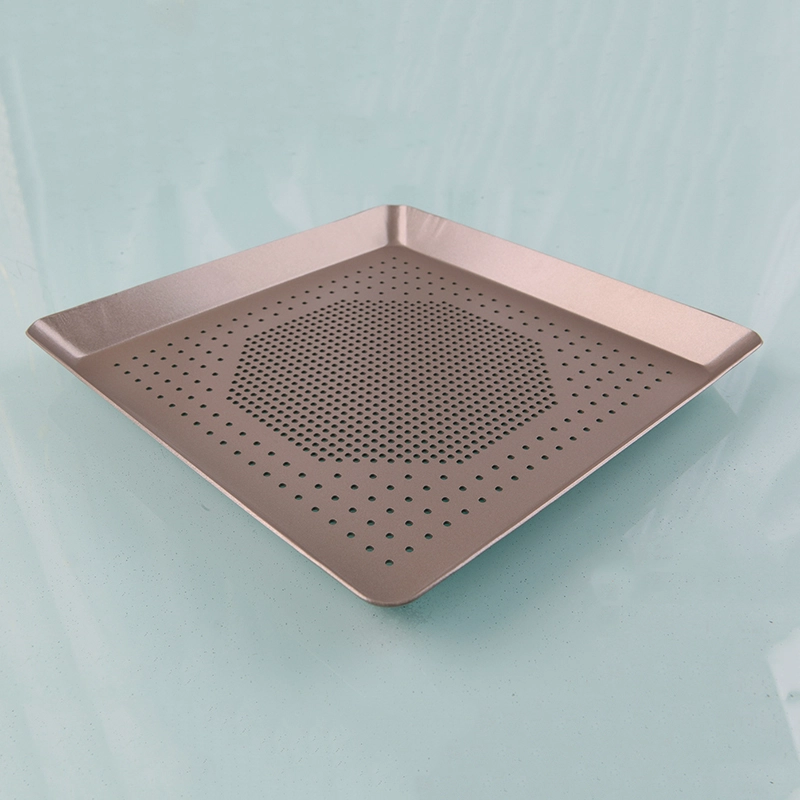 Quadratisch perforiertes Pizza Crisper Pan Backback