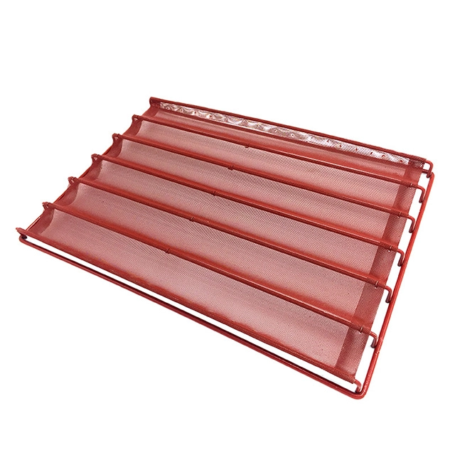 Hindi kinakalawang na Steel Wire Mesh Baguette Tray