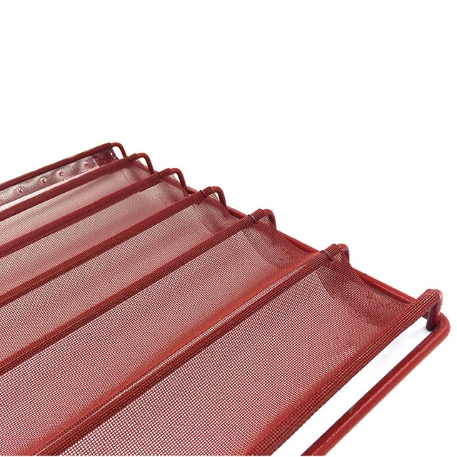 Hindi kinakalawang na Steel Wire Mesh Baguette Tray