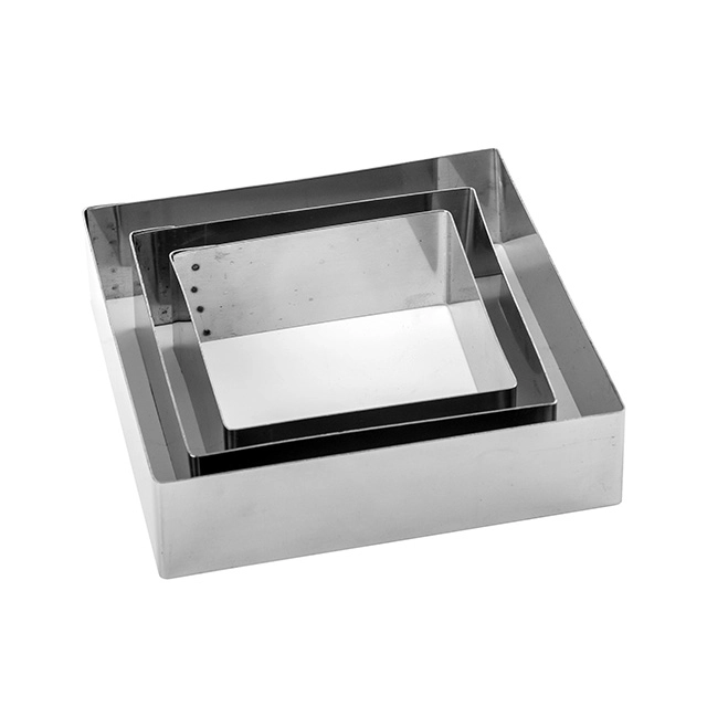 Cake Mousse de acero inoxidable Anillos TSMR01-TCMR03