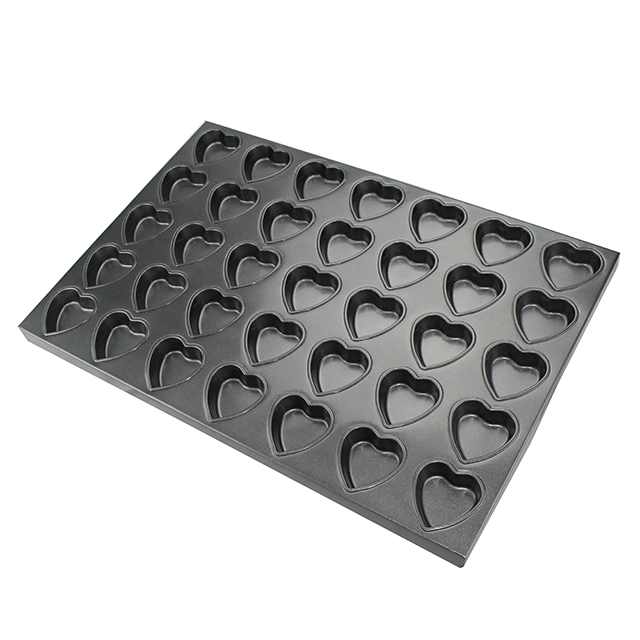 Teflonbeschichtetes Aluminium-Herzform-Backblech 400 * 600MM