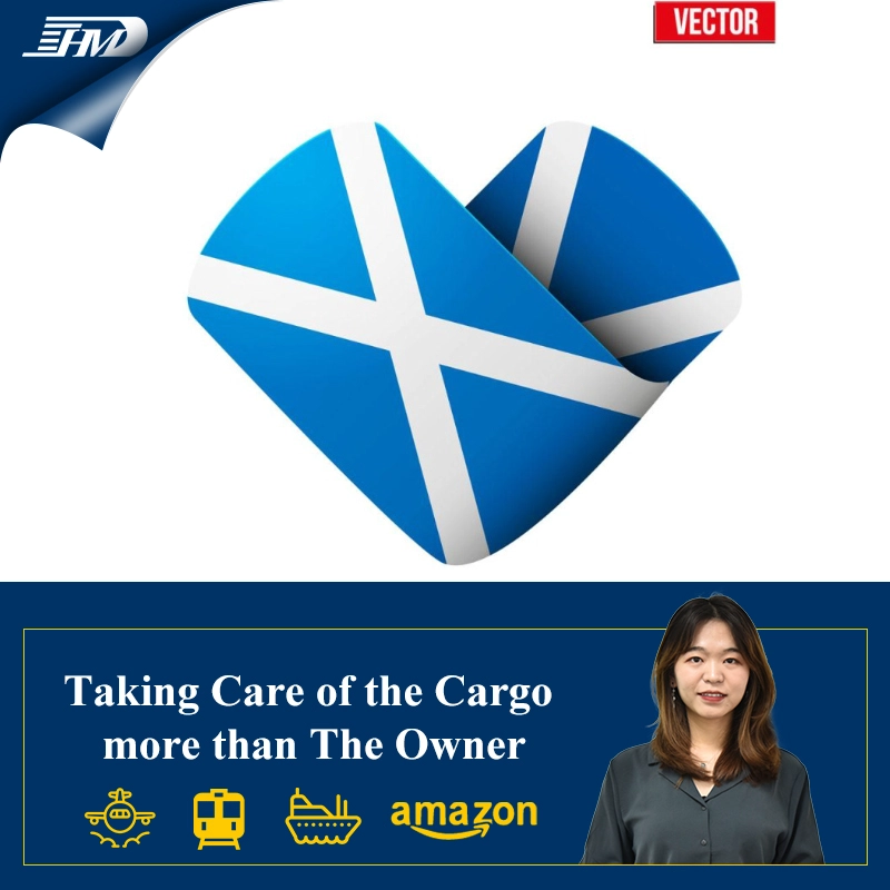Air shipping agent in Guangzhou Shenzhen China door to door freight forwarder to Scotland