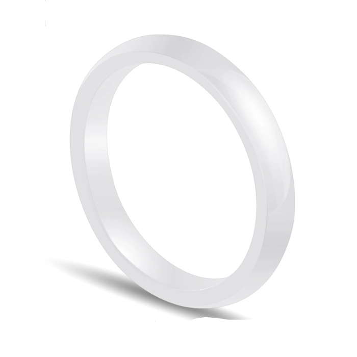 Feiner Großhandel High Tech Black Ceramic Ring Weißer Keramikring