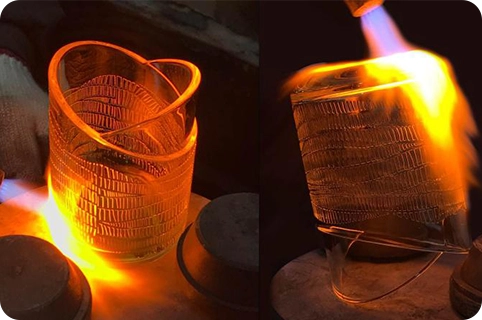Glass candle jars crafts
