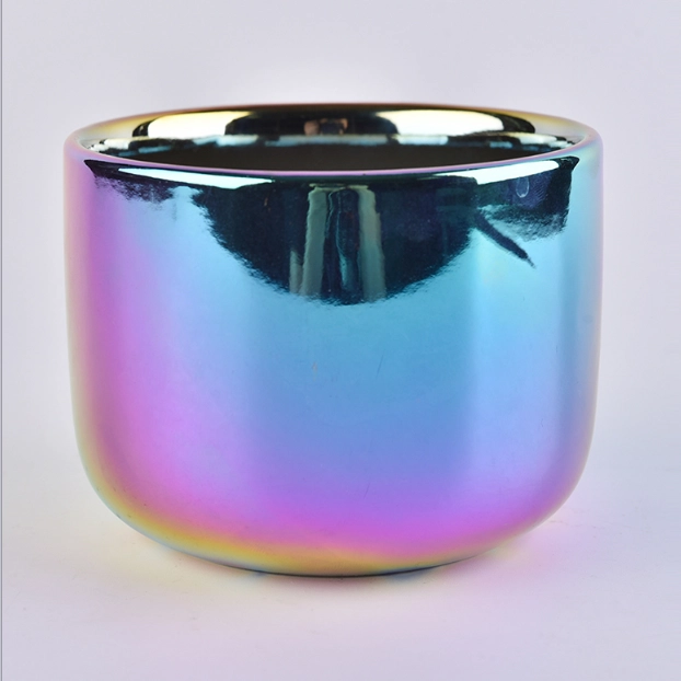 15oz multi color ceramic jar