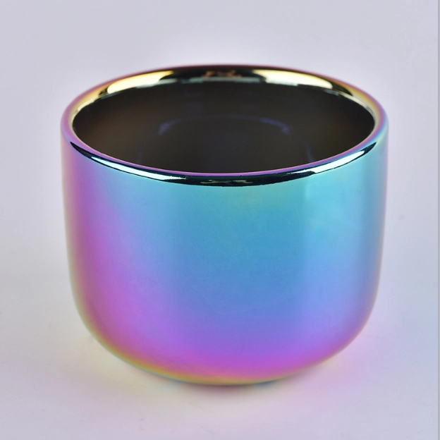 15oz multi color ceramic jar