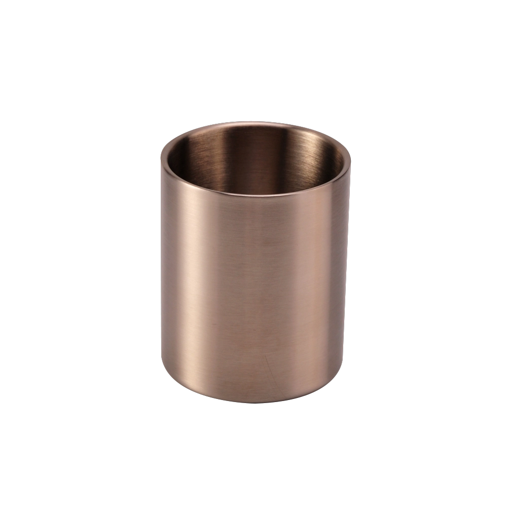 High quality double wall stainless steel candle jars with lids