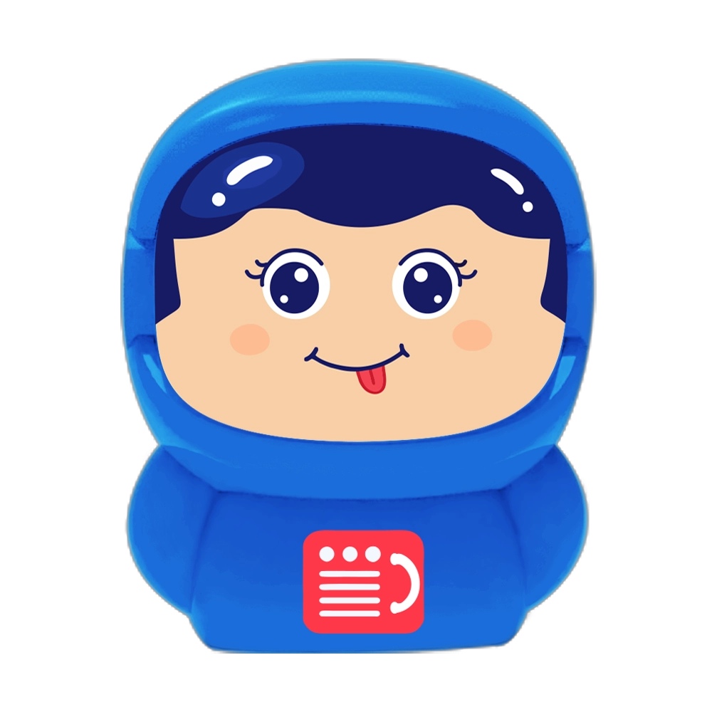 Выдвигайте новые идеи --- Серия роботов-космонавтов с меняющимся лицом