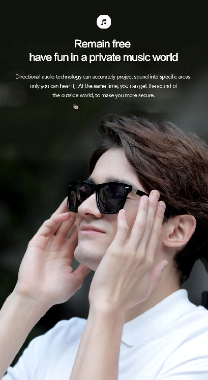 Intelligente Audio-Bluetooth-Sonnenbrille – Stil und Technologie