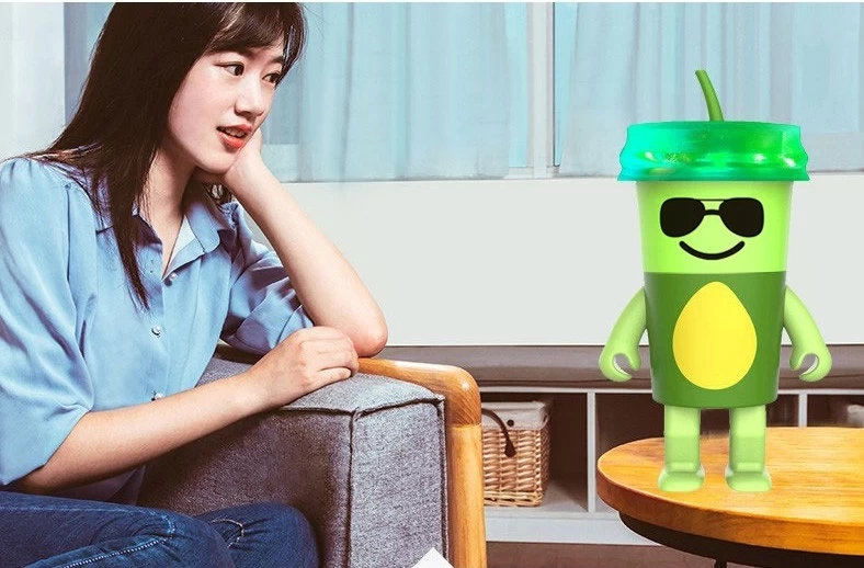 Der Fruit Avocado LED Dancing Speaker – ein kompakter und tragbarer Lautsprecher