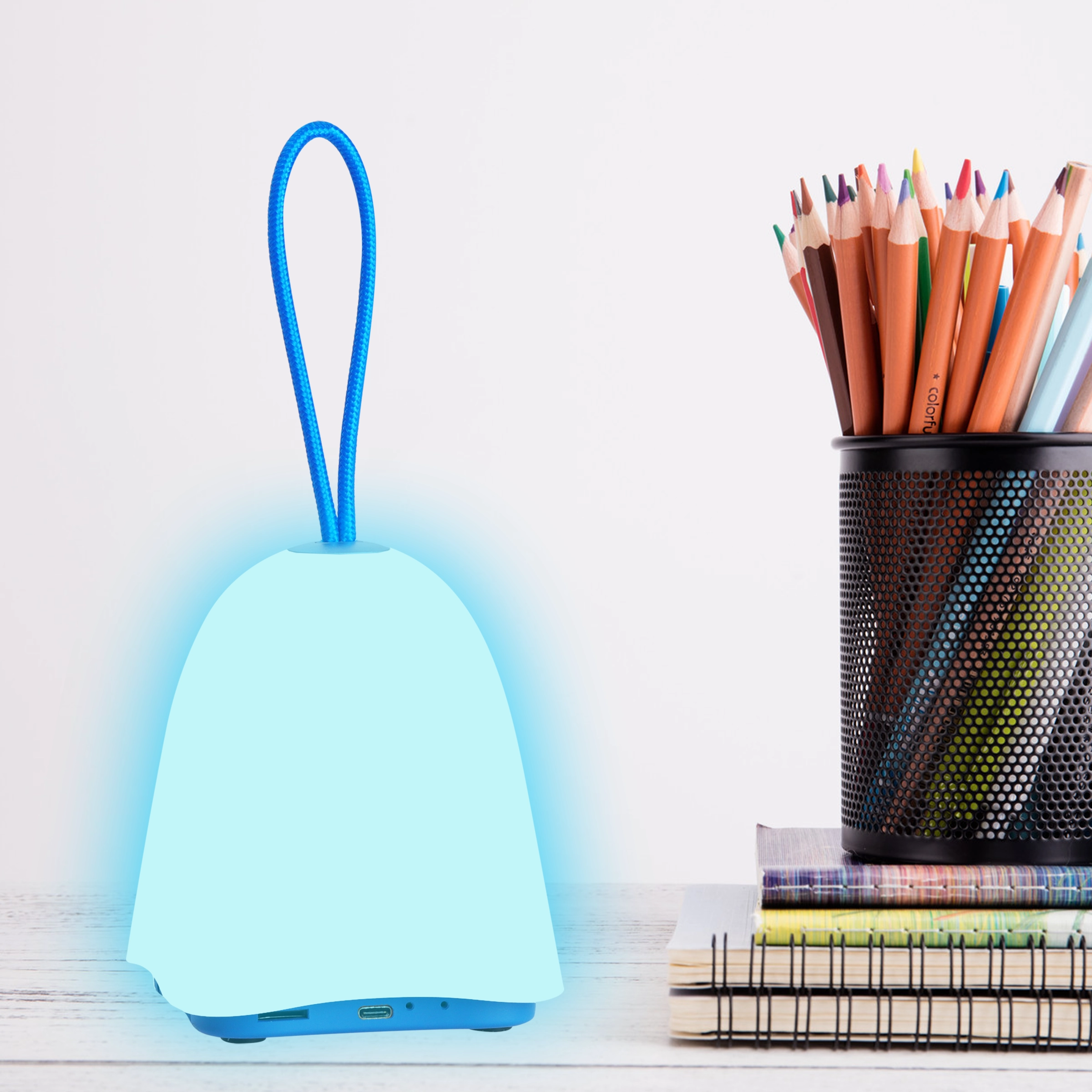 Glow & Play: 6-Farben-Nachtlicht-Bluetooth-Lautsprecher für Stimmung und Musik