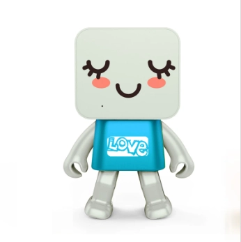 Débloquez de nouvelles opportunités commerciales avec le haut-parleur Bluetooth Cartoon Little Square Robot en provenance de Chine