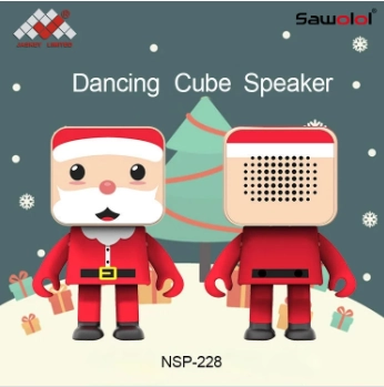 China Santa Claus Cube Dancing Mini-Lautsprecher: Eine neue Chance für saisonale Verkäufe von Unterhaltungselektronik