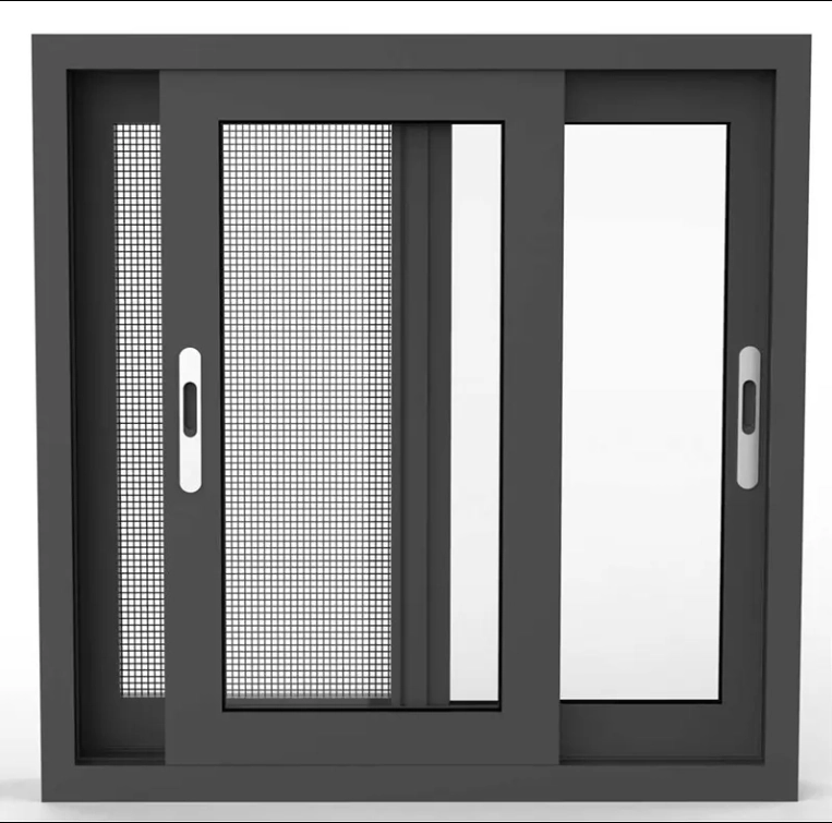 Aluminium Sliding Folding Patio Doors And Windows Thermal Break Double Tempered Glass