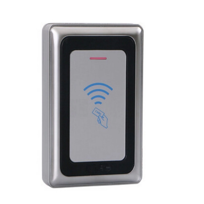 Çin Bağımsız Kapı Giriş Sistemleri Swipe Proximity RFID Kart Okuyucu Metal Wiegand Geçiş Kontrol Sistemi üretici firma