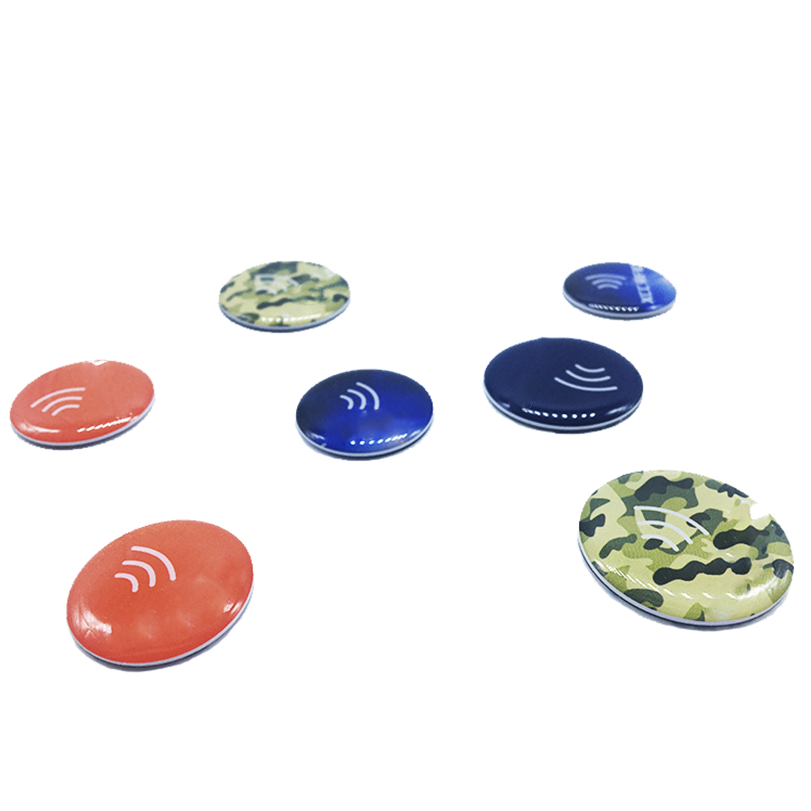 Chine Logo personnalisé imprimant des étiquettes de téléphone de médias sociaux de 25mm Nfc Tag213 Nfc autocollant imperméable époxy Nfc fabricant