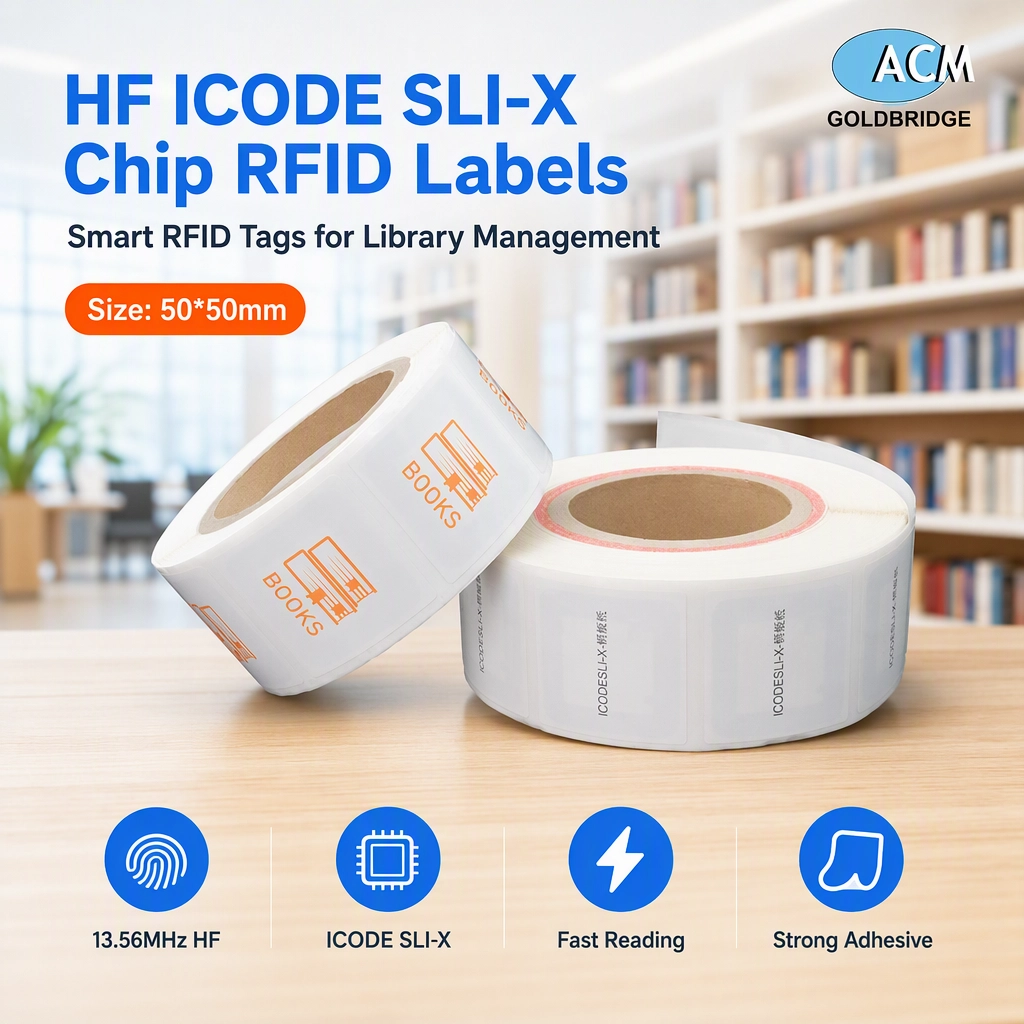 China ISO15693 13.56MHz Printable RFID Book Tag Label for Library Management Access Control Factory Direct Wholesale Custom and OEM manufacturer