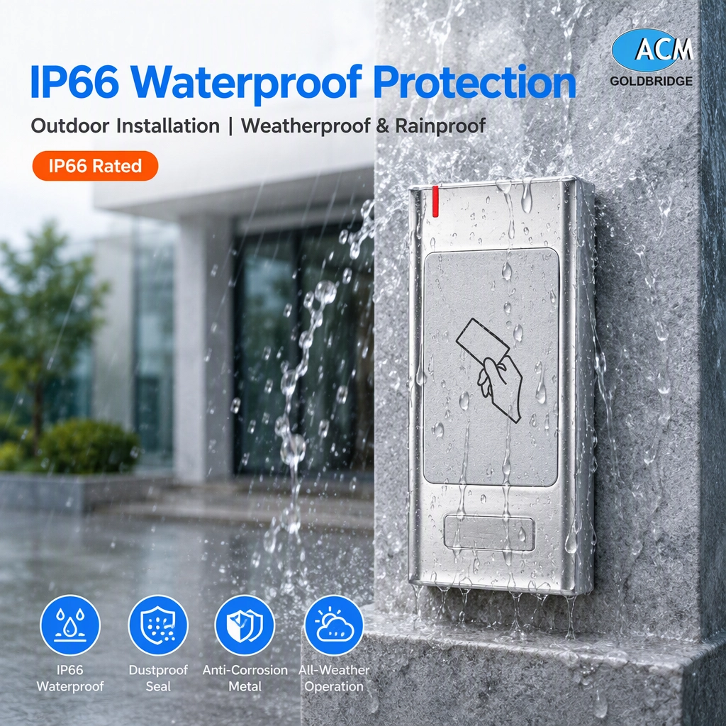China B2B OEM Anti-Vandal Metal Waterproof 125KHz RFID Standalone Access Controller Wiegand MultiColor LED for Door Security System manufacturer
