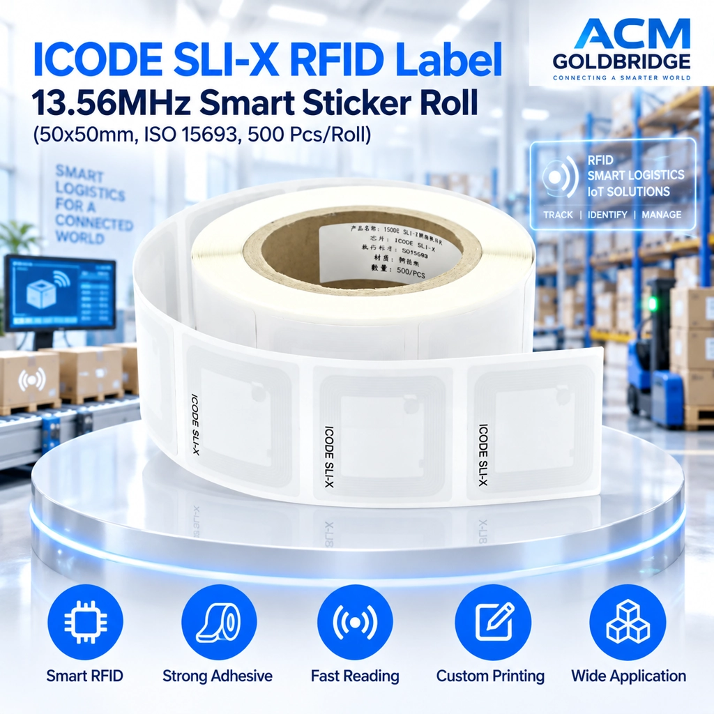 China High-frequency 13.56MHz ISO15693 programmable RFID sticker tags with waterproof design for smart library book management. manufacturer