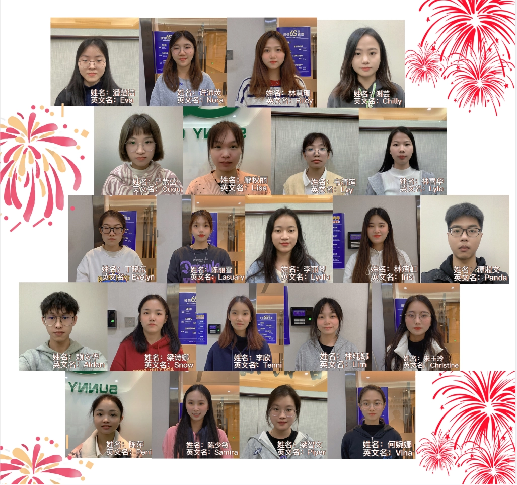 Welcome, welcome, warm welcome interns to Sunny Worldwide Logistics!