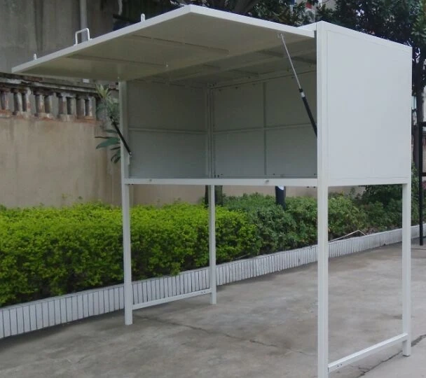 China Suzhou Pioneer Vehicle lança soluções inovadoras de caixa de armazenamento de bicicletas para resolver problemas de estacionamento urbano e segurança fabricante