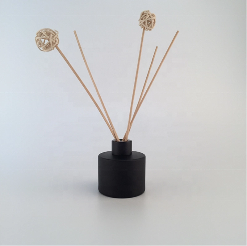 Empty glass diffuser bottle fragrance jar aromatherapy with reed home decorations